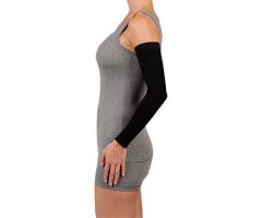 Juzo 2001MXCGRSB 20-30 mmHg Soft Armsleeve w/ Silicone-Max-Black-I