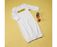 Baby Warning Label Gown 