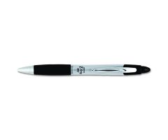 Z-Grip MAX Retractable Ballpoint Pen, Silver Barrel, 1 mm, Black